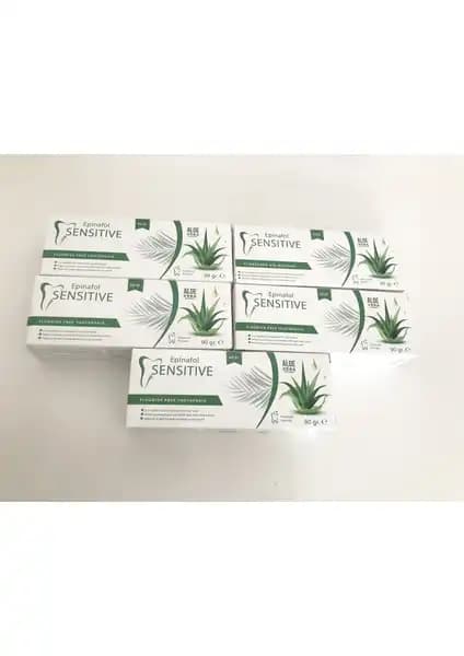 Epinafol Sensitive Aloe Vera Diş Macunu Seti Hassas Dişler İçin Doğal ve Etkili Bakım Sağlar