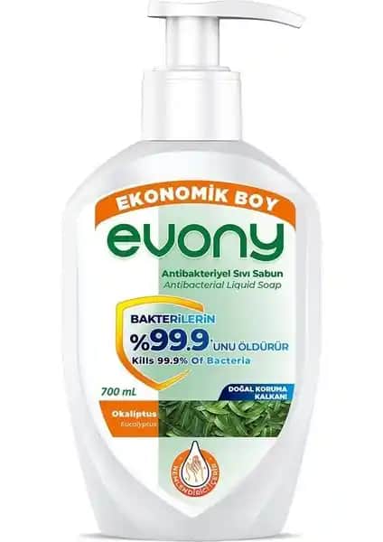 Evony Yeni Antibakteriyel Sıvı Sabun: Günlük Temizlik ve Hijyen İçin Güçlü Doğal Çözüm