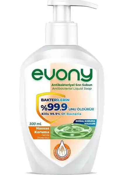 Evony Yeni Antibakteriyel Sıvı Sabun ile Günlük El Temizliğinde Yüksek Hijyen ve Konfor
