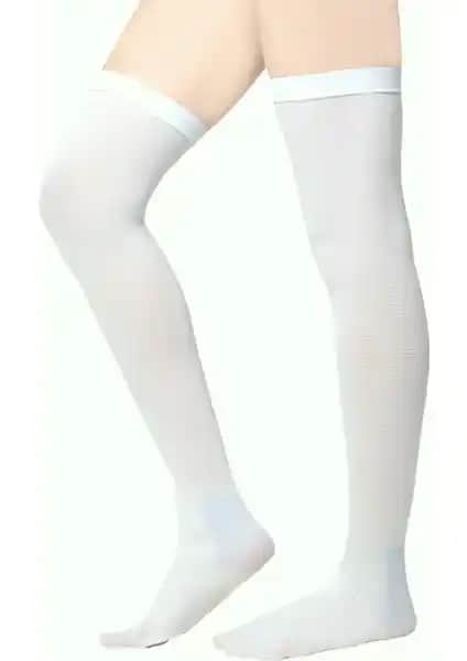 Exxen Elit Seri Dizüstü Anti-Emboli Çorabı Ameliyat Sonrası Damar Sağlığını Koruyan Yüksek Kaliteli Tıbbi Çorap