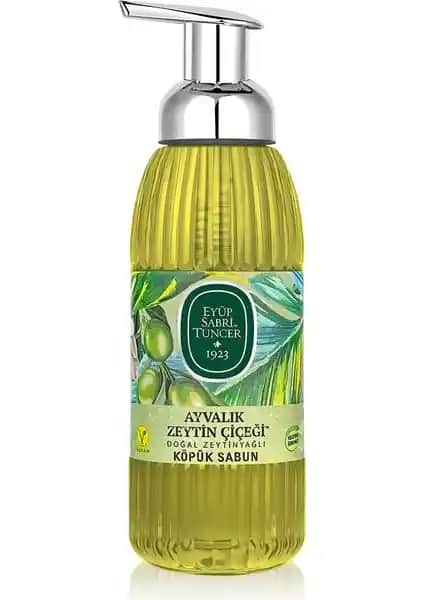 Eyüp Sabri Tuncer 500ml Köpük Ayvalık Zeytin Sabunu Doğal ve Çevre Dostu Temizlik Ürünü