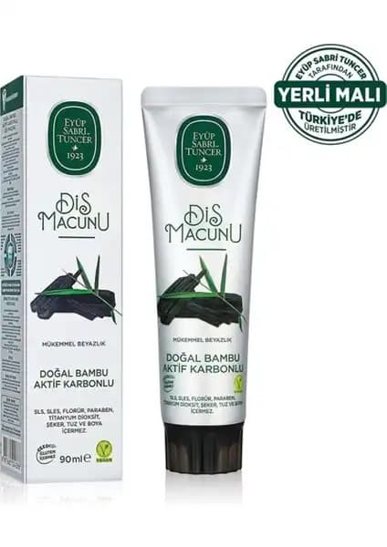 Eyüp Sabri Tuncer Doğal Bambu Karbonlu Diş Macunu: Doğal İçeriklerle Güvenli ve Etkili Temizlik