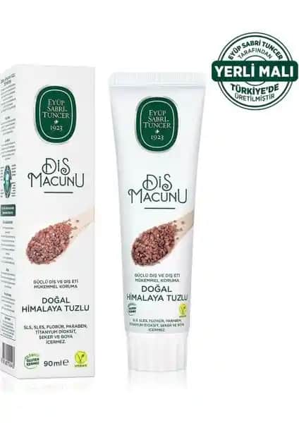 Eyüp Sabri Tuncer Doğal Himalaya Tuzlu Diş Macunu: Güçlü ve Doğal Ağız Bakımı İçin Uygun