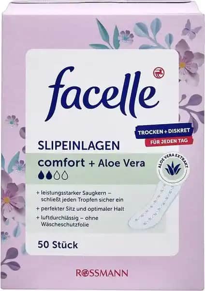 Facelle Günlük Ped 50'li Aloe Vera ile Günlük Hijyen ve Konfor Sağlar
