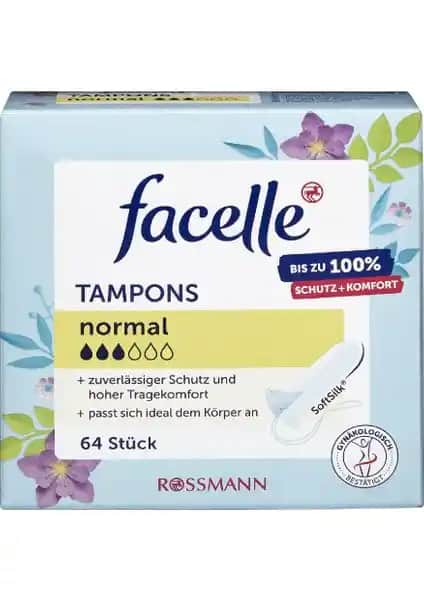 Facelle Tampon 64'lü Güvenilir ve Konforlu Günlük Kullanım İçin Üst Düzey Kalite