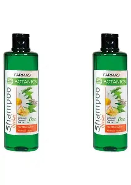 Farmasi Botanıcs Herbal Mix Şampuan Doğal İçeriklerle Saç Güçlendirme ve Canlılık Artırıcı