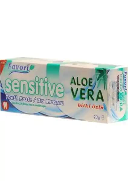 Favori Sensitive Aloe Vera Diş Macunu: Hassas Dişler İçin Doğal ve Ferahlatıcı Temizlik