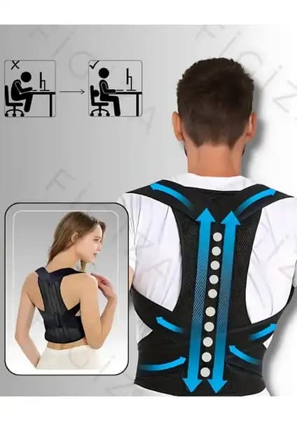 Figiza Balenli Medikal Ortopedik Dik Durus Korsesi ile Sağlıklı Duruş Sağlama