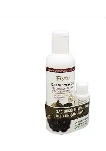 Fiyto Kara Sarımsak Özlü Keratin Şampuanı: Saç Dökülmesine Karşı Doğal ve Güçlendirici Çözüm