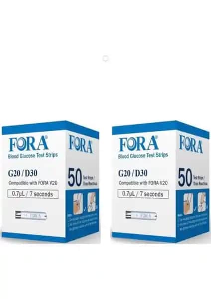 Fora G20 Şeker Ölçüm Çubuğu Stripleri: Güvenilir ve Kullanımı Kolay Kan Şekeri Takip Ürünü