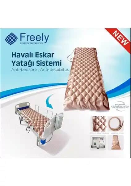 Freely Hasta Havalı Yatağı Baklava Dilimli: Yatak Yarası Riskini Azaltan Gelişmiş Medikal Çözüm