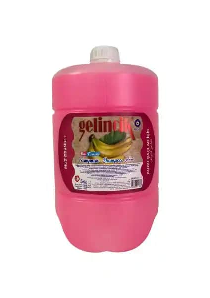 Gelincik Muz Özlü Şampuan 5 Litre: Doğal Saç Bakımında Güçlü ve Ekonomik Çözüm