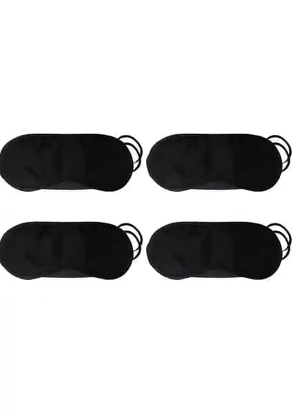 Genx Saten Siyah Göz Uyku Bandı: Işığı Engelleyen Rahat ve Şık Uyku Aksesuarı