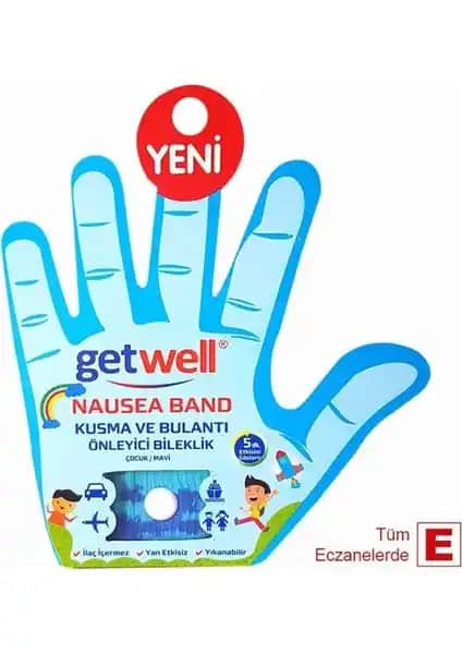 Getwell Nausea Kusma ve Bileklik Band: Çocuklar İçin Güvenli ve Doğal Rahatlatıcı Çözüm