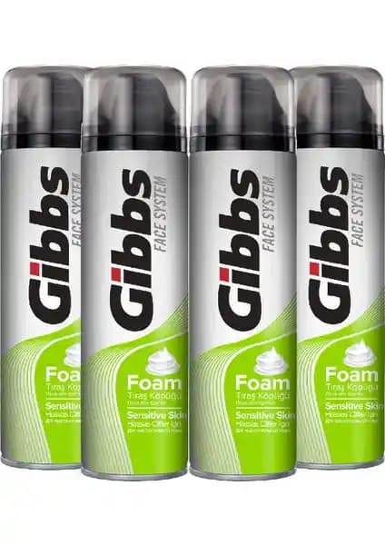 Gibbs Hassas Ciltler İçin Tıraş Köpüğü: Günlük Bakımda Konfor ve Etkinlik