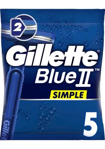Gillette Blue2 Simple Kullan At Tıraş Bıçağı: Pratik ve Hijyenik Günlük Bakım Çözümü