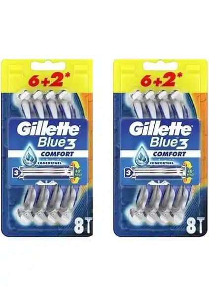 Gillette Blue3 Comfort Kullan At Tıraş Bıçağı Günlük Bakım İçin Güvenilir ve Pratik Çözüm
