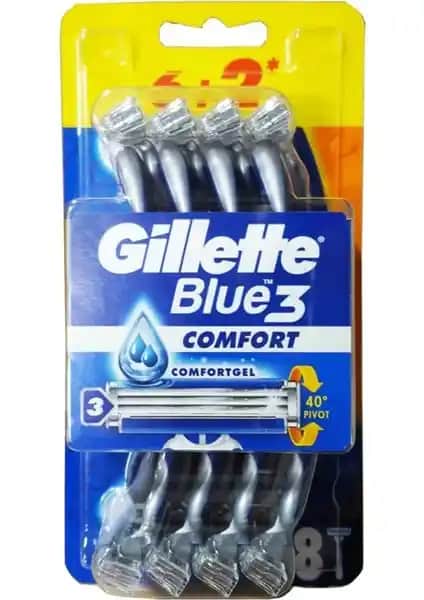 Gillette Blue3 Comfort Kullan At Tıraş Bıçağı: Konforlu ve Hijyenik Günlük Tıraş Deneyimi