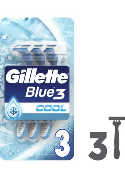Gillette Blue3 Cool Kullan At Tıraş Bıçağı: Hızlı ve Hijyenik Tıraş Deneyimi Sağlayan Pratik Çözüm