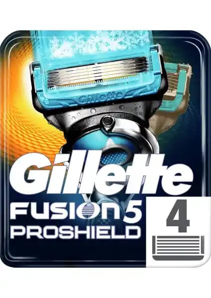 Gillette Fusion ProShield Chill Bıçak 4'lü: Yüksek Performans ve Konfor Sunan Teknolojik Tıraş Ürünü