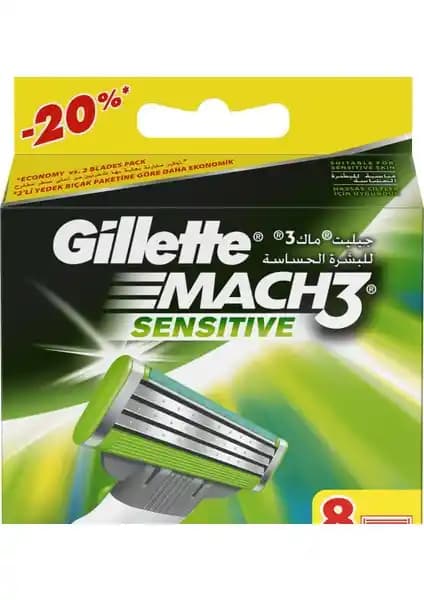 Gillette Mach3 Sensitive Yedek Tıraş Bıçağı: Hassas Ciltler İçin Güvenilir ve Konforlu Tıraş Çözümü