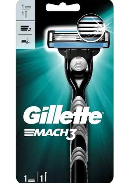 Gillette Mach3 Tıraş Makinesi: Ergonomik Tasarımı ve Üç Bıçaklı Teknolojisiyle Mükemmel Tıraş Deneyimi