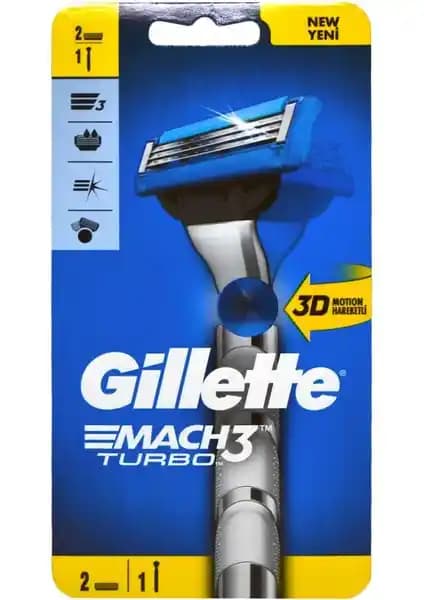 Gillette Mach3 Turbo 3D Tıraş Makinesi: Keskinlik ve Konfor Sunan Yenilikçi Tasarım