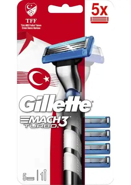 Gillette Mach3 Turbo Tıraş Makinesi: Günlük Kullanım İçin Üstün Performans ve Konfor