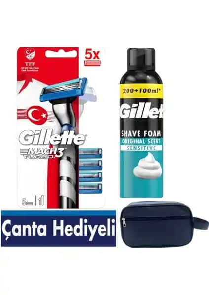 Gillette Mach3 Turbo Tıraş Seti: Üst Düzey Performans ve Konfor Sağlayan Çözüm