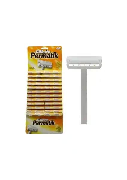 Gillette Permatik 48 Adet: Uzun Ömürlü ve Güvenilir Erkek Bakım Ürünü