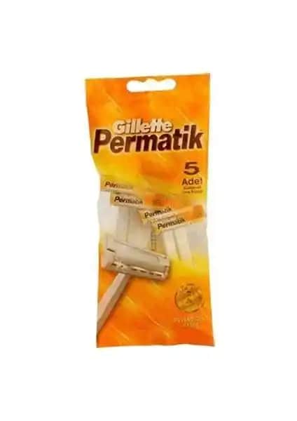 Gillette Permatik 5'li Poşet: Pratik ve Ekonomik Seyahat Tıraş Çözümü
