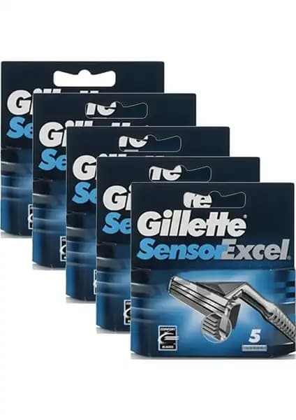 Gillette Sensor Excel 5'li Yedek Tıraş Bıçağı: Yüksek Performans ve Güvenilirlik Sunar