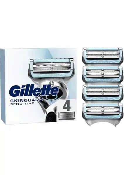 Gillette Skinguard Sensitive Yedek Bıçaklar Hassas Ciltler İçin Güvenilir Tıraş Çözümü