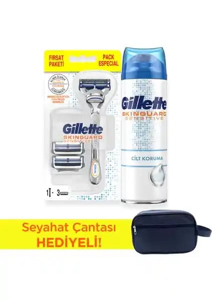 Gillette Skinguard Tıraş Seti: Hassas Ciltler İçin Konfor ve Güvenli Tıraş Deneyimi
