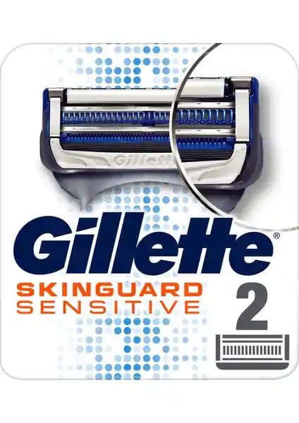 Gillette Skinguard Yedek Tıraş Bıçağı Seti Hassas Ciltler İçin Güvenilir ve Konforlu Traş Deneyimi