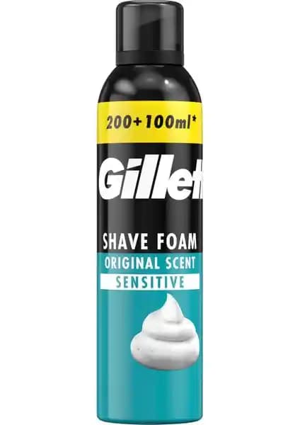 Gillette Tıraş Köpüğü 300 ml: Hassas Ciltler İçin Uzun Süreli ve Konforlu Tıraş Deneyimi