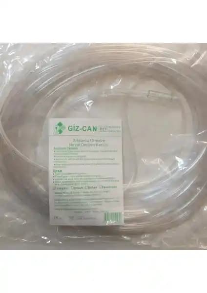 Giz-Can Silikonlu Nazal Burun Oksijen Kanülü 10 Metre Uzunlukta Kullanım Avantajları