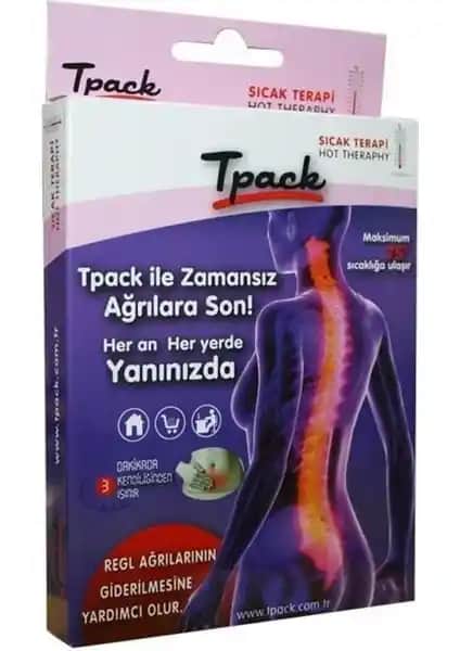 Glimo Tpack Isı Bantları 4'lü Sıcak Terapi Çözümü Güvenli ve Pratik Kullanım İçin