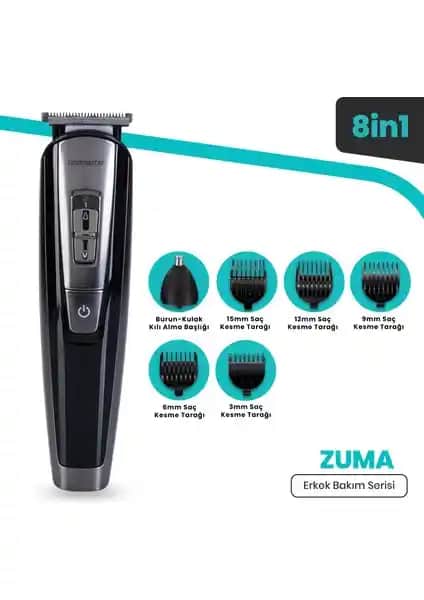 Goldmaster GM-8109 Zuma Erkek Bakım Seti: Çok Fonksiyonlu ve Su Geçirmez Tasarım