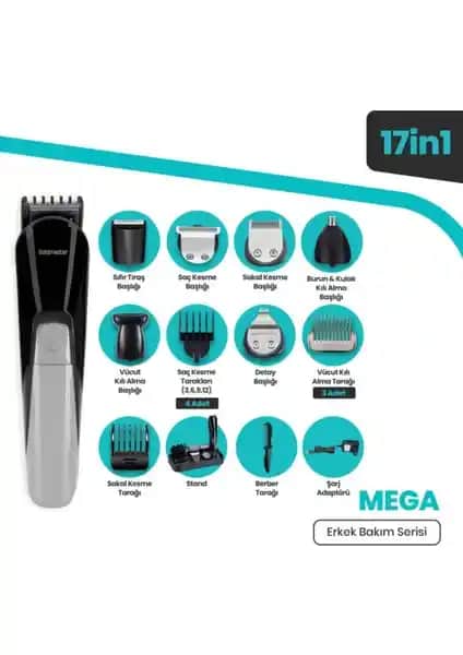 Goldmaster Mega 17'li Erkek Bakım Seti ile Çok Yönlü ve Pratik Bakım Deneyimi