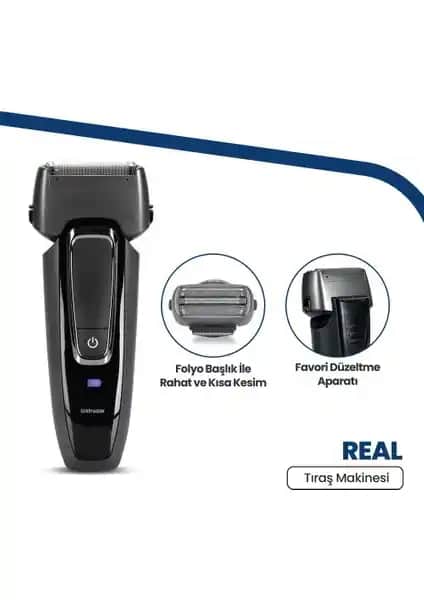 Goldmaster Real GM9119: Çok Yönlü ve Su Geçirmez Sakal Şekillendirme Cihazı