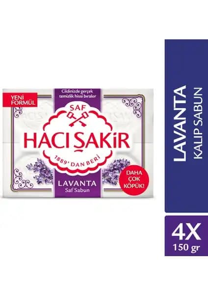 Hacı Şakir Banyo Lavanta 600 gr Doğal Temizlik Ürünü ile Hijyen ve Ferahlık Sağlayın