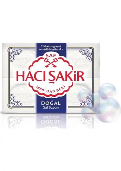 Hacı Şakir Doğal Kalıp Sabun 4x150g: Geleneksel ve Çevre Dostu Temizlik Ürünü