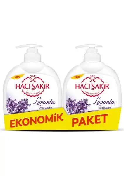 Hacı Şakir Lavanta Sıvı Sabun 500 ml, Doğal ve Nazik Temizlik Çözümü