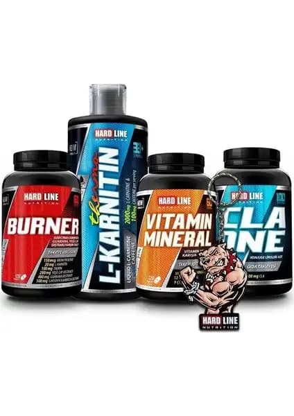 Hardline Form 4 L Karnitin Thermo CLA One Vitamin Mineral Burner Kompleksi