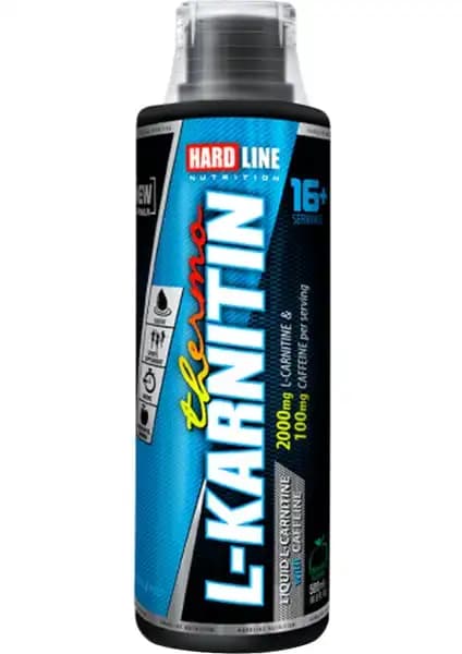 Hardline L-Carnitin Thermo: Yüksek Dozajlı Enerji ve Yağ Yakımını Destekleyen Likit Takviye