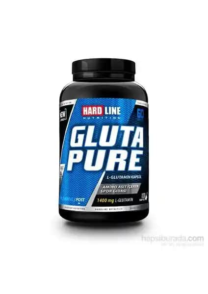 Hardline Nutrition Glutapure 120 Kapsül ile Kas Gelişimini ve İyileşmeyi Destekleyen Takviye