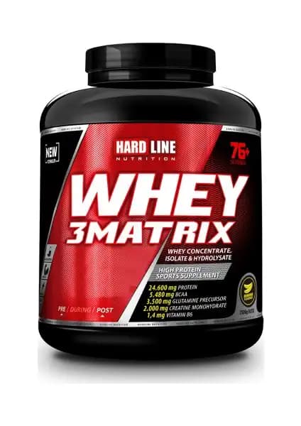 Hardline Nutrition Whey 3 Matrix Protein Tozu Muzlu: Yüksek Kaliteli Kas Gelişimi Destekleyici Ürün