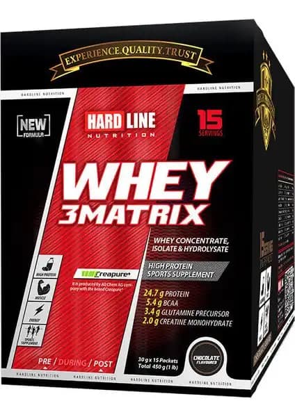 Hardline Nutrition Whey 3 Matrix: Yüksek Kaliteli ve Lezzetli Protein Takviyesi
