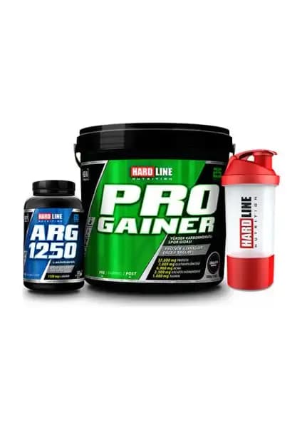 Hardline Progainer 5000 + Arg 1250: Kas Gelişimi ve Güç Artırıcı Spor Takviyesi